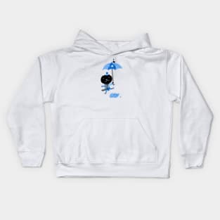 Smiling in the Rain Kids Hoodie